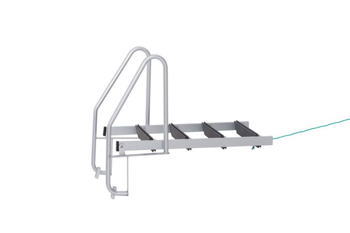 Badetrapp - Bryggestige Foldbar Med 4 Trinn - Aluminium