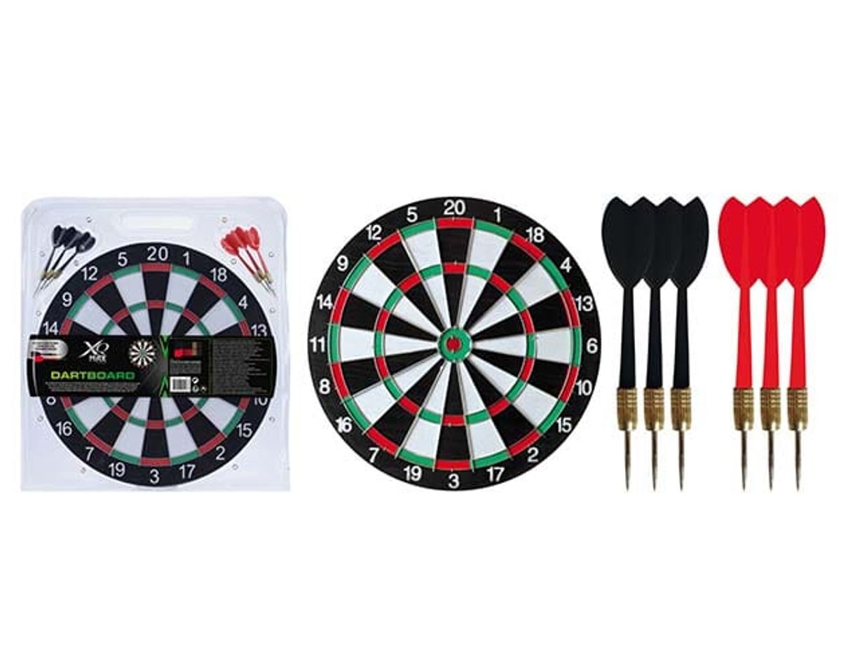 Dartspill med 6 Piler - 37,5cm