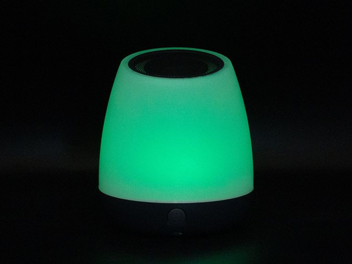 Bluetooth Høyttaler med LED-Lys - Oppladbar med Fargeskiftende Led-Lys