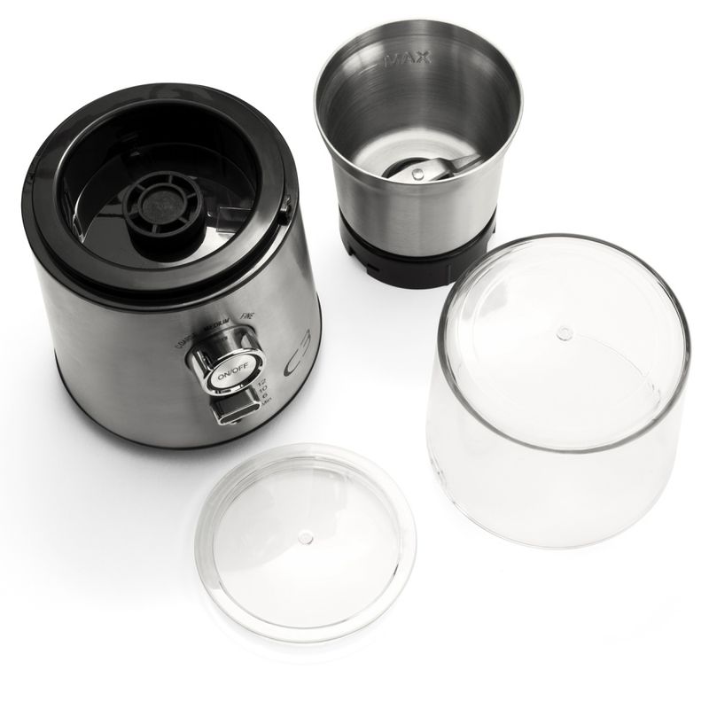 Kaffekvern - CG700 Børstet rustfritt stål - 85g 200W 