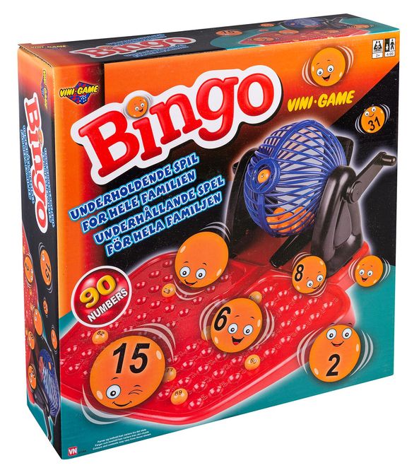 Hovedbilde Bingo Spill Komplett med Tallbrett og Blokker - ...
