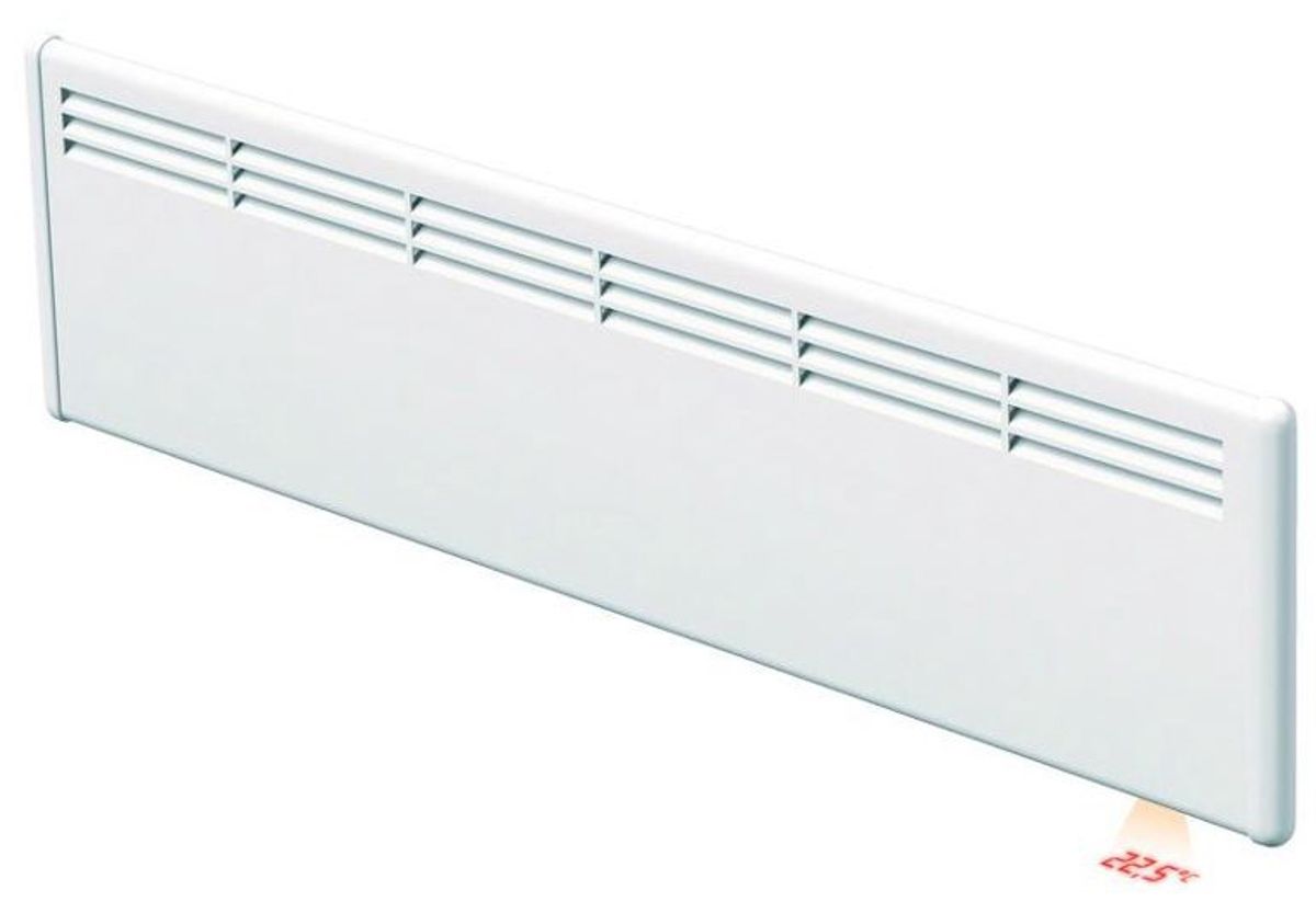 Beha Panelovn Listovn Smartovn med stålfront og Wifi - 500W - Hvit LV 5 - Norskprodusert varmeovn