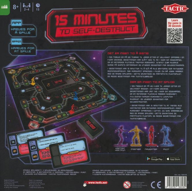 Hovedbilde 15 Minutes to Self-Destruct - Brettspill