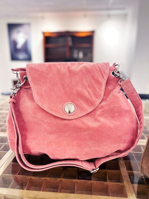 Hovedbilde Romslig dameveske og bag i rosa - 50 x17 x 33 cm