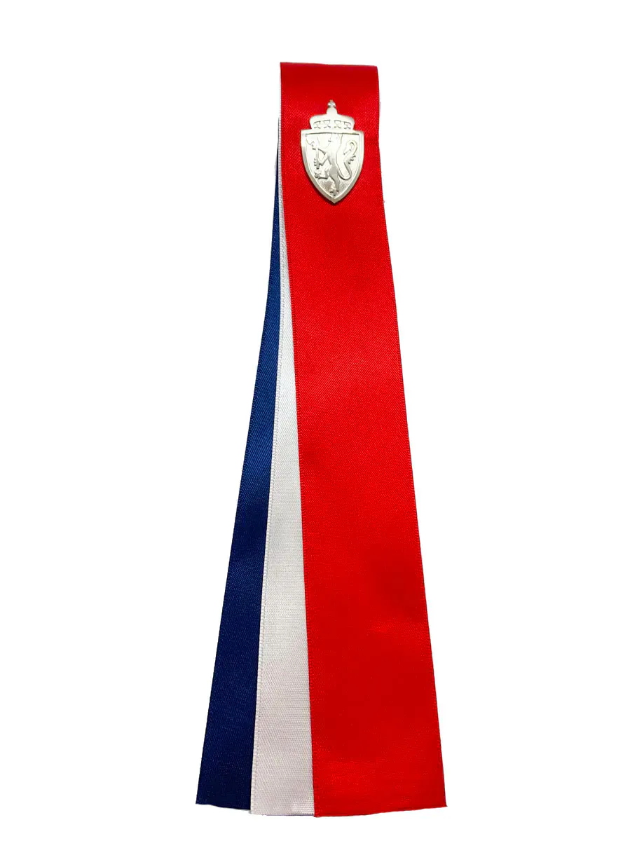 Sløyfe - 17 mai sløyfe med pin i oppbevaringseske