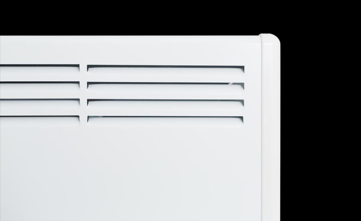 Beha Panelovn Listovn Smartovn med stålfront og Wifi - 1000W - Hvit LV 10 - Norskprodusert varmeovn