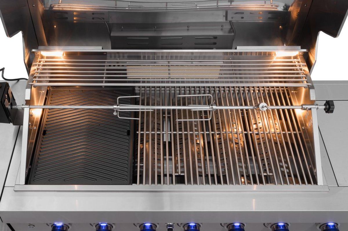 Utekjøkken Ametist 6+2 i Rustfritt Stål fra Mustang - Inkludert Kjøleskap og Vannkran