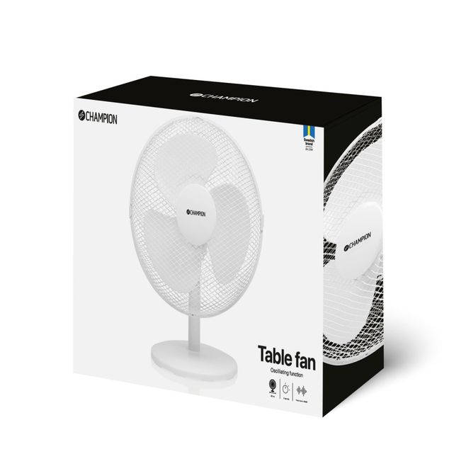 Hovedbilde Bordvifte 30cm - Champion BF130 White